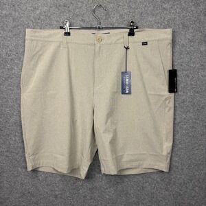 TravisMathew Beck Khaki Golf Shorts Mens‎ 42 1MM208 Stretch Performance New